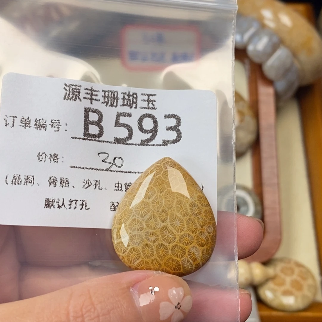薛****未镶嵌颈饰硅化玉