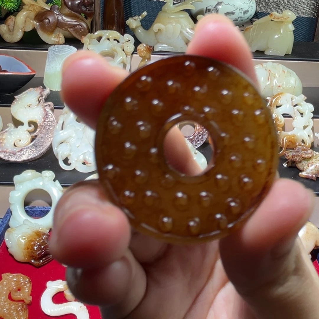 四***食颈饰未镶嵌和田玉玉璧