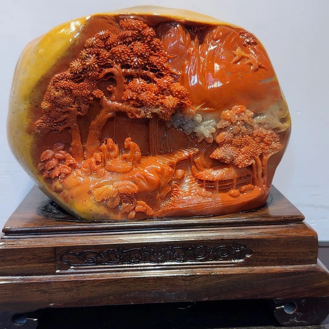 寿山石酥*?寿山石摆件