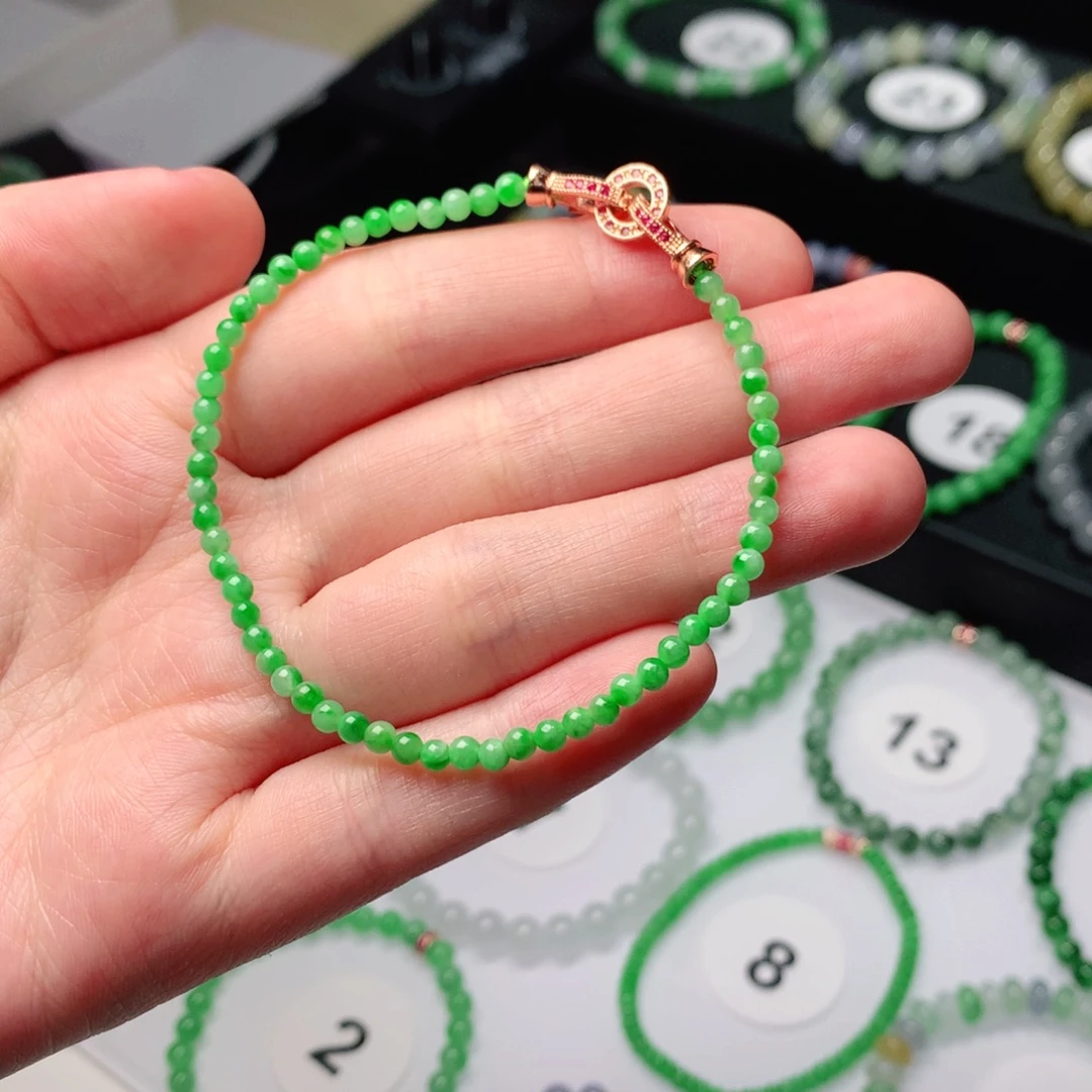 翡翠未镶嵌手链翡翠