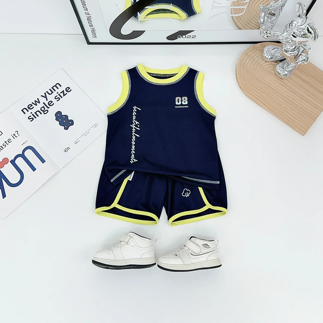 儿童装夏装背心套装无袖男童夏季2025新款 FB25218 悠悠童话童装