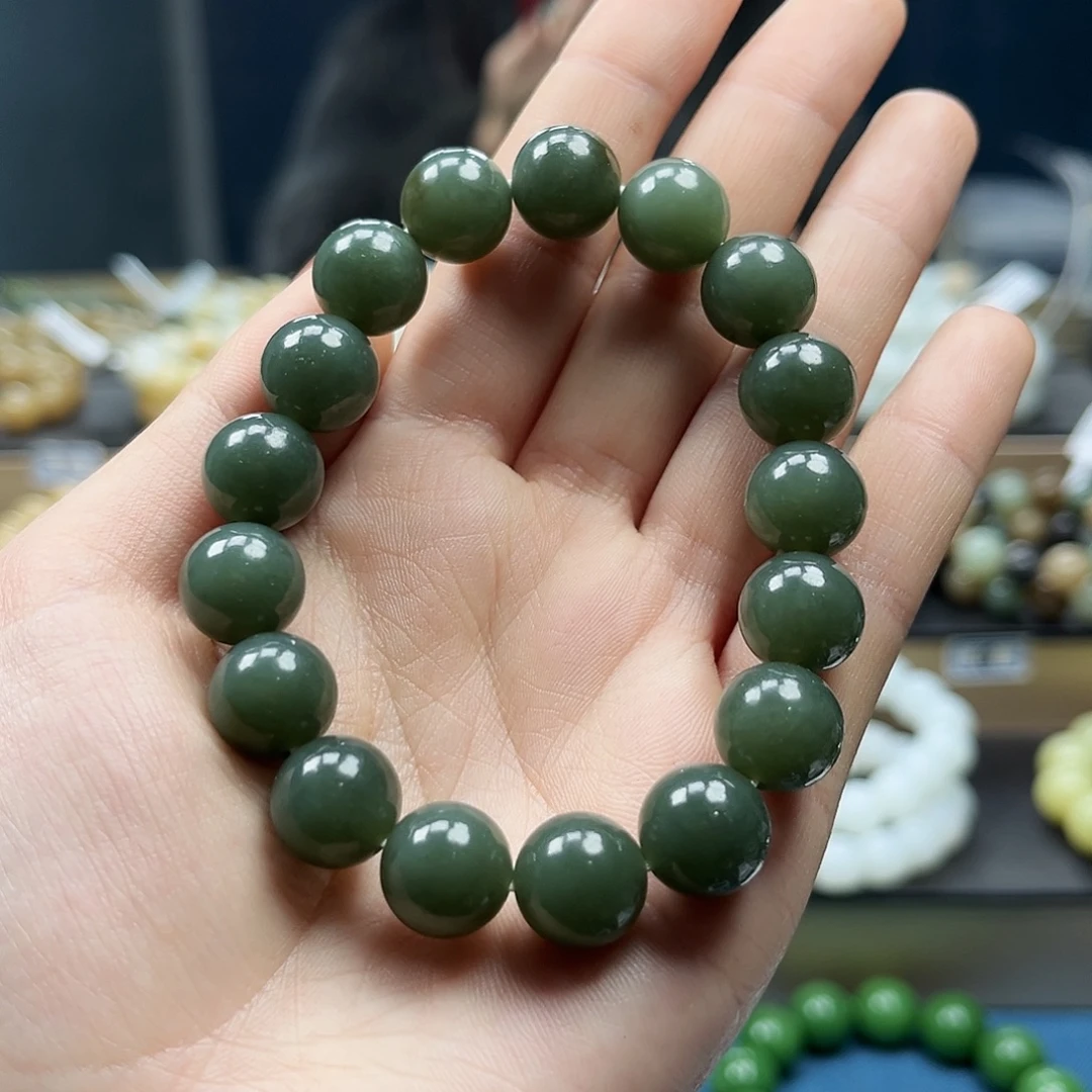 和田玉未镶嵌手链