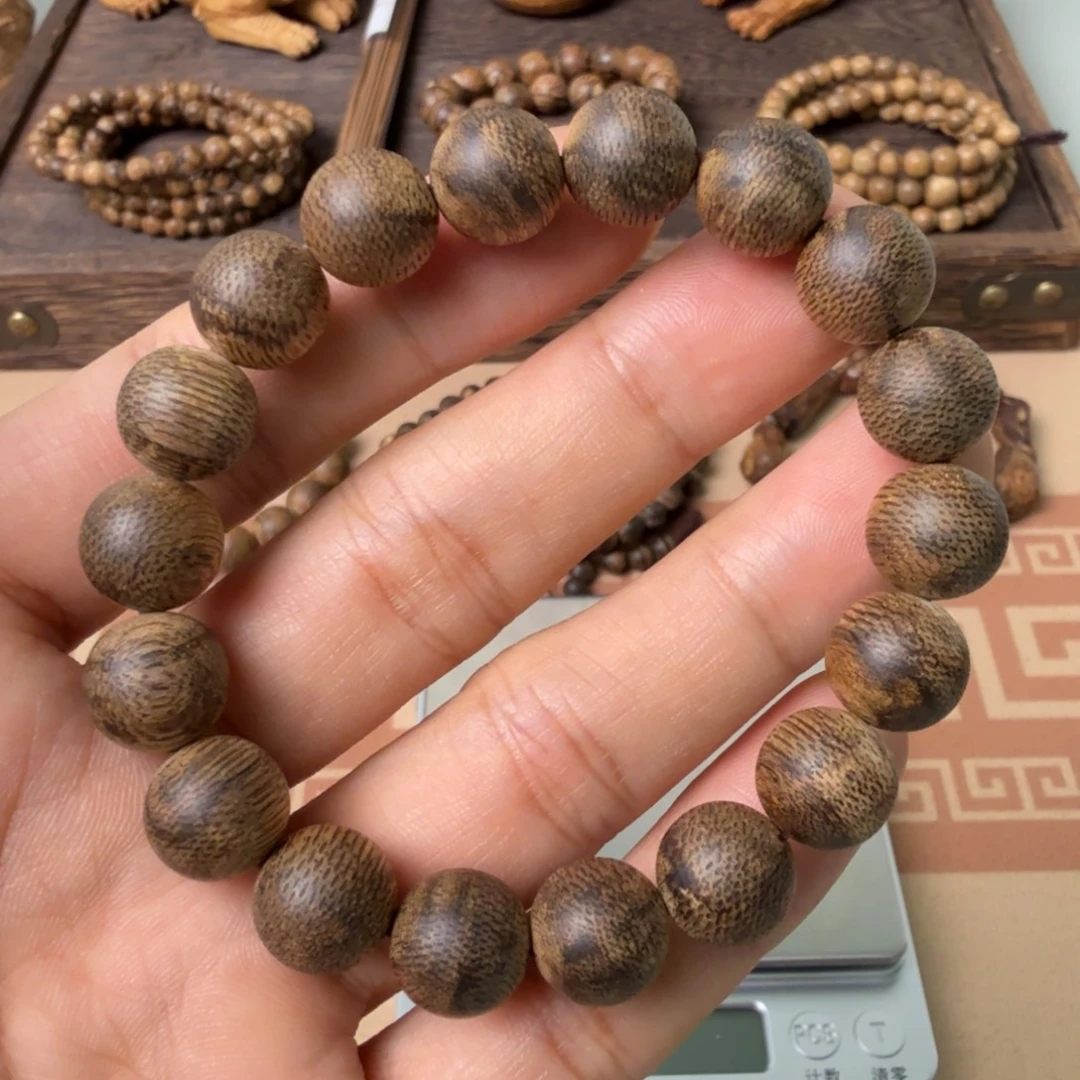 沉香沉香碎屑柬埔寨棋楠种1.1cm单圈11.2克