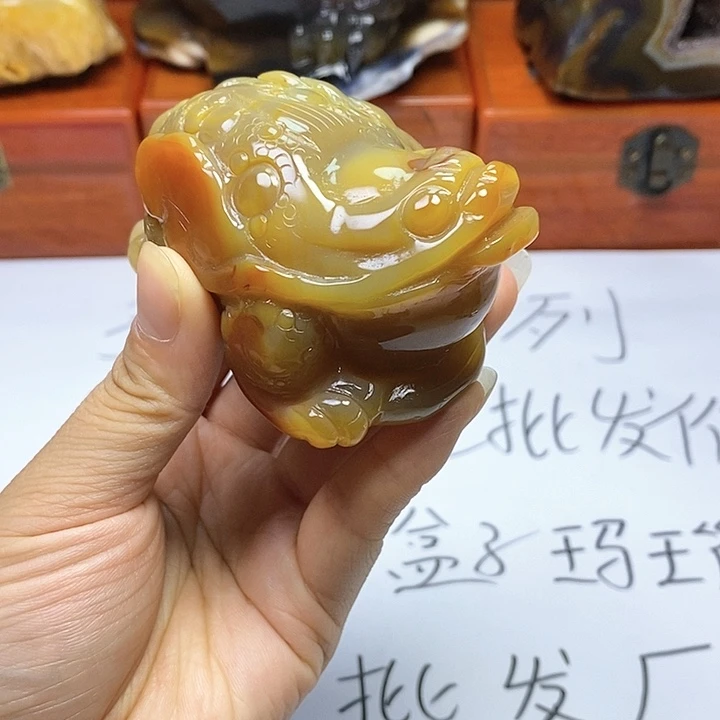 玛瑙/玉髓手把未镶嵌少*