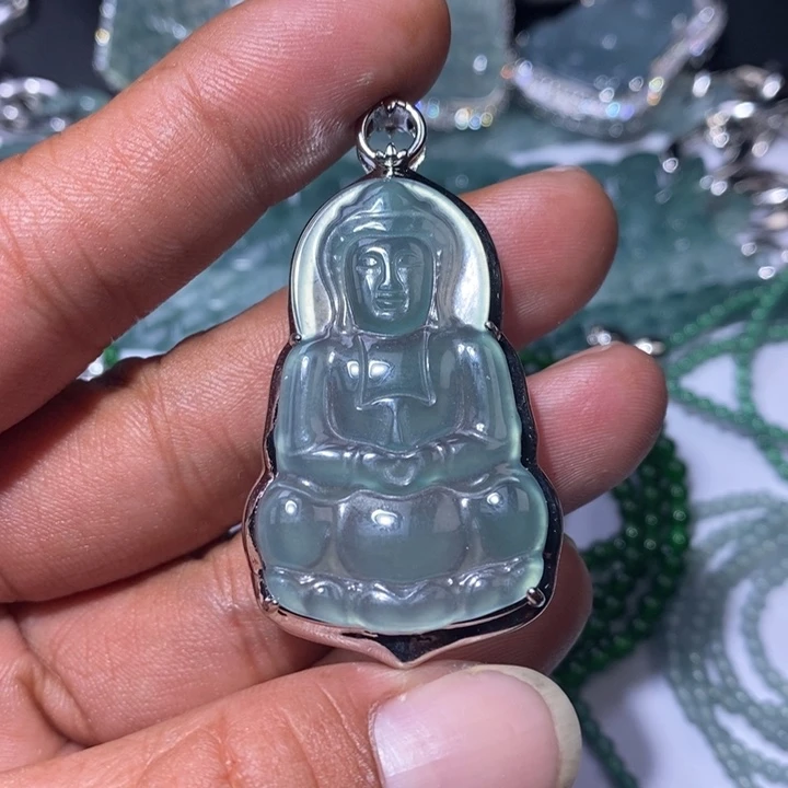 翡翠未镶嵌颈饰天然翡翠