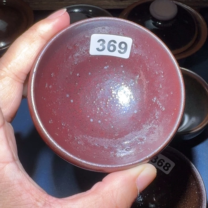 ㄣ***ぷ小雨茶盏，手工柴烧