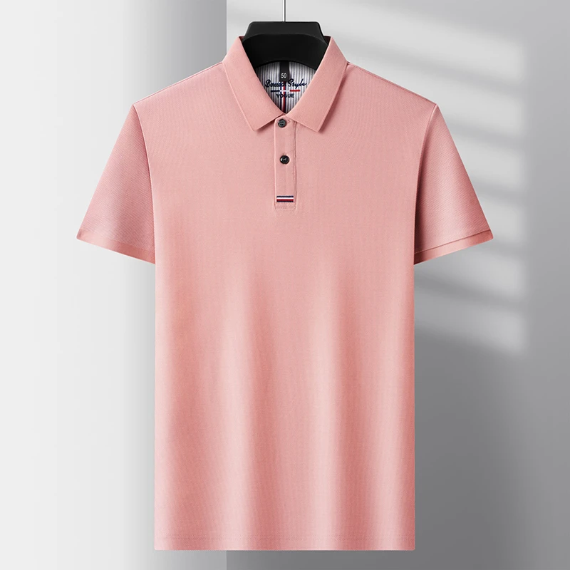 男短袖夏季Polo衫短袖男士宽松薄款中年男装休闲
