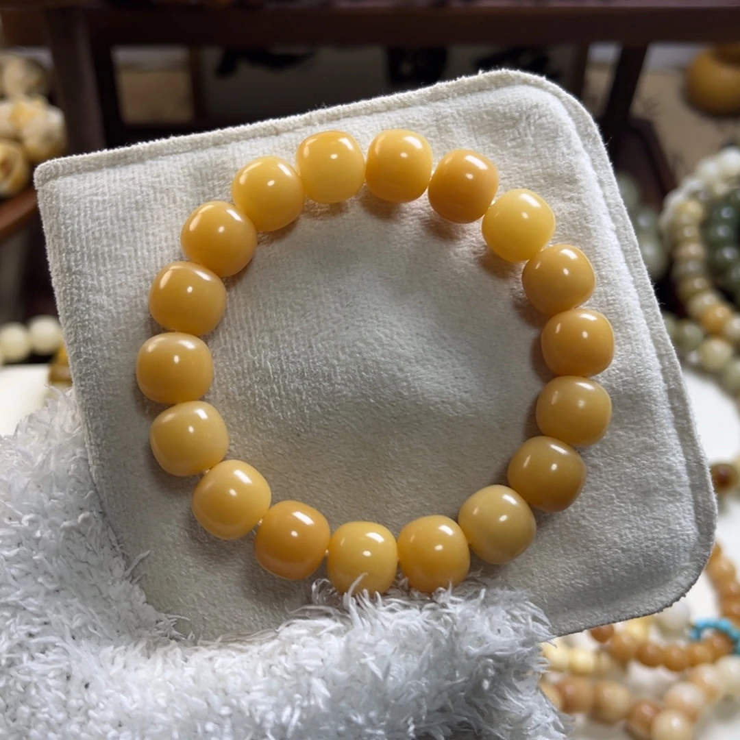 手串菩提根/象牙果风化黄12