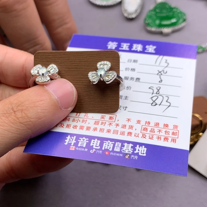 颈饰未镶嵌翡翠张***人