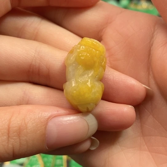 颈饰未镶嵌翡翠吊坠