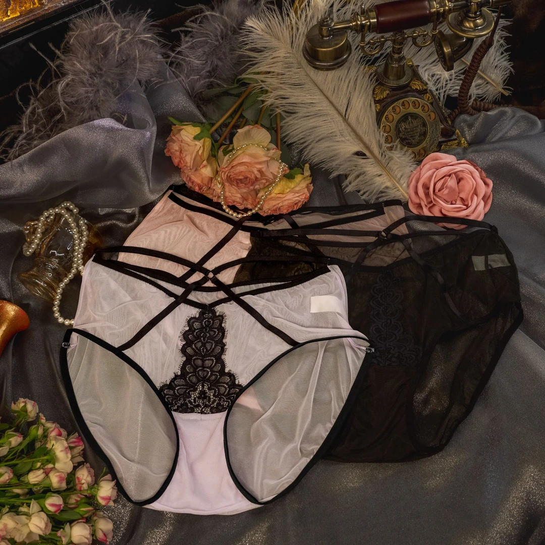 私语（130-180斤）女士高腰性感包臀大码内裤亲肤裸感无痕高弹23012