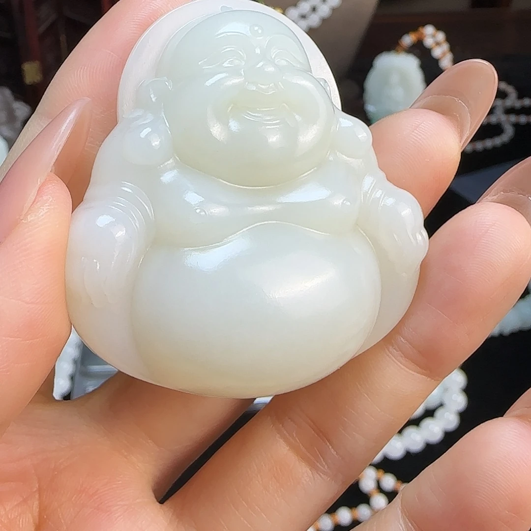 和田玉未镶嵌颈饰定制发货