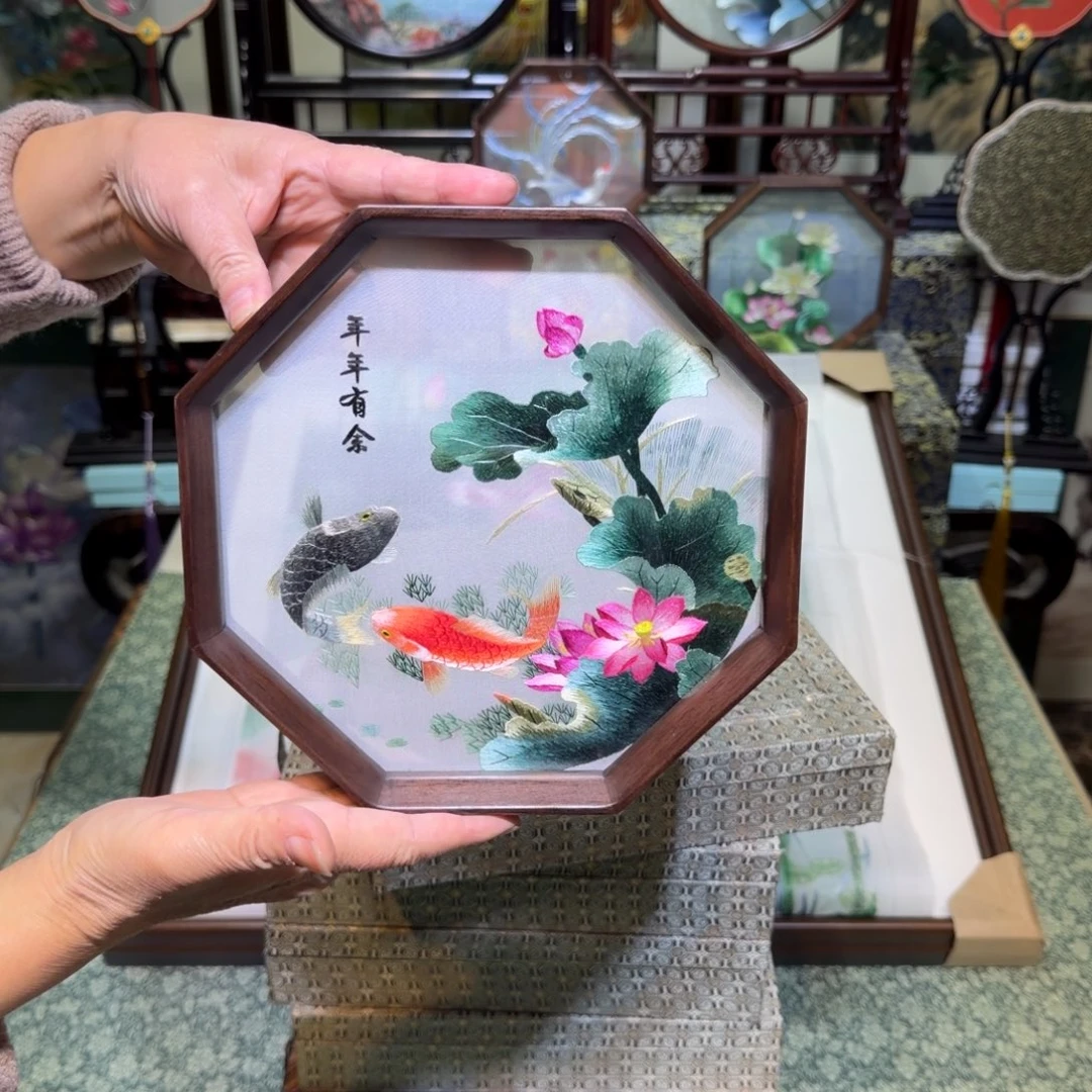 刺绣手工苏绣工艺制作技艺精湛
