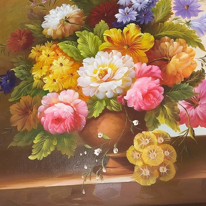 油画恭喜一直一直一影子