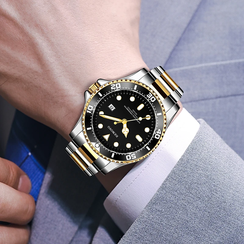 【LP主播补贴】德国品牌RENOVO罗诺威男时尚防水腕表男表-R81009