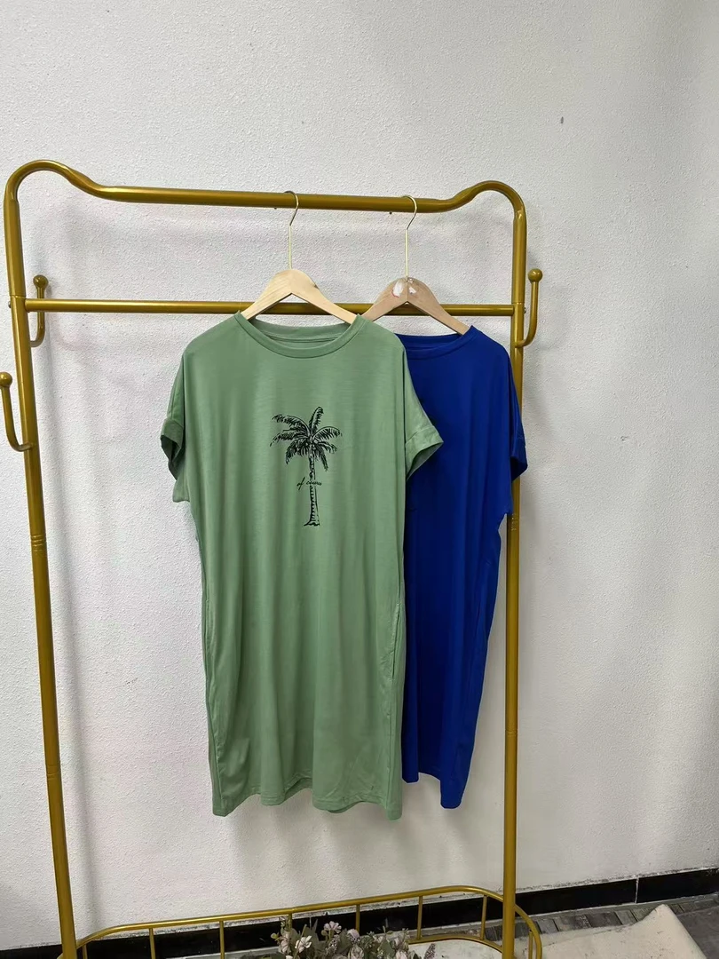 唯琳剪标   8仓B4-4-1261款   圆领无袖短袖连衣裙