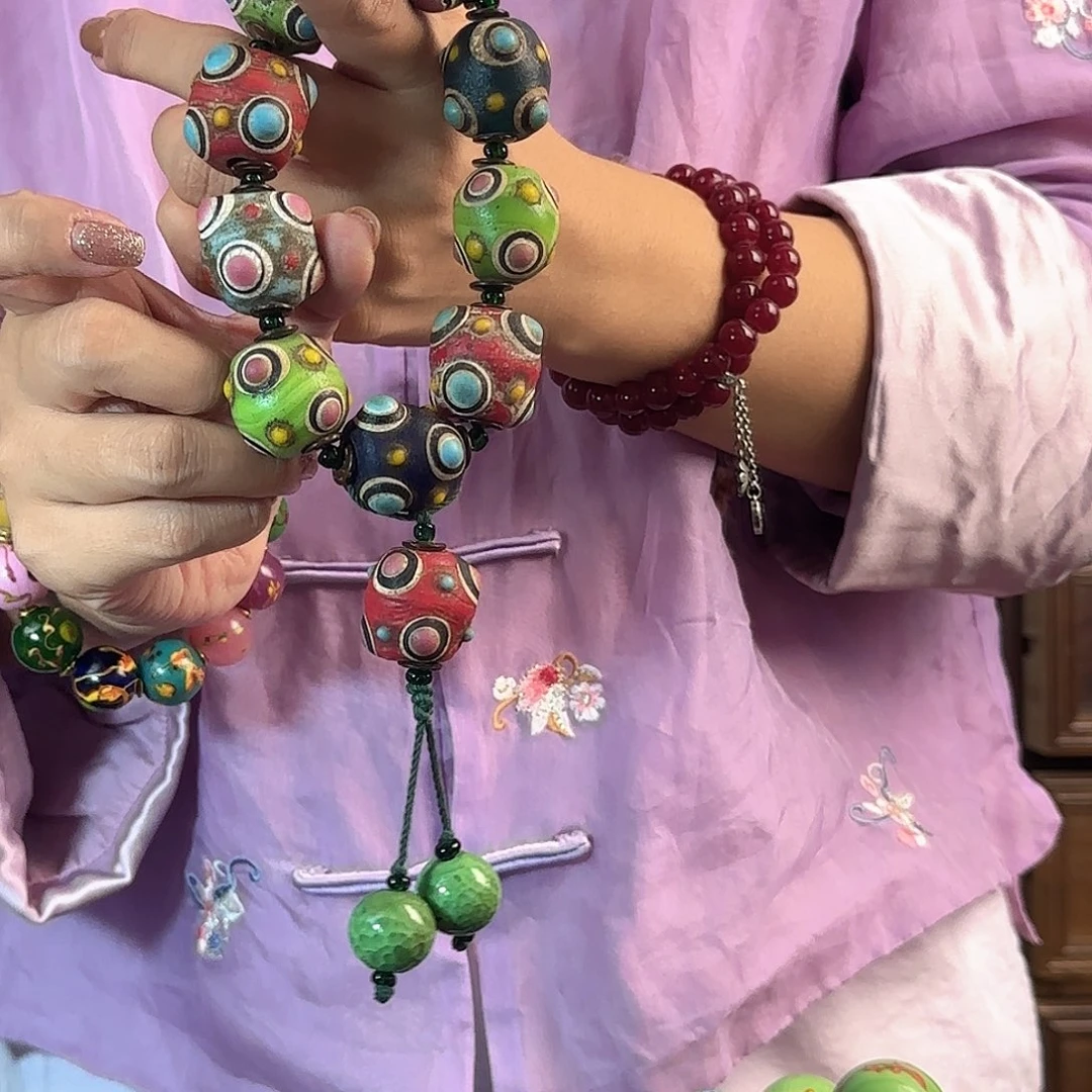 姨***活DIY琉璃老琉璃蜻蜓眼的设计