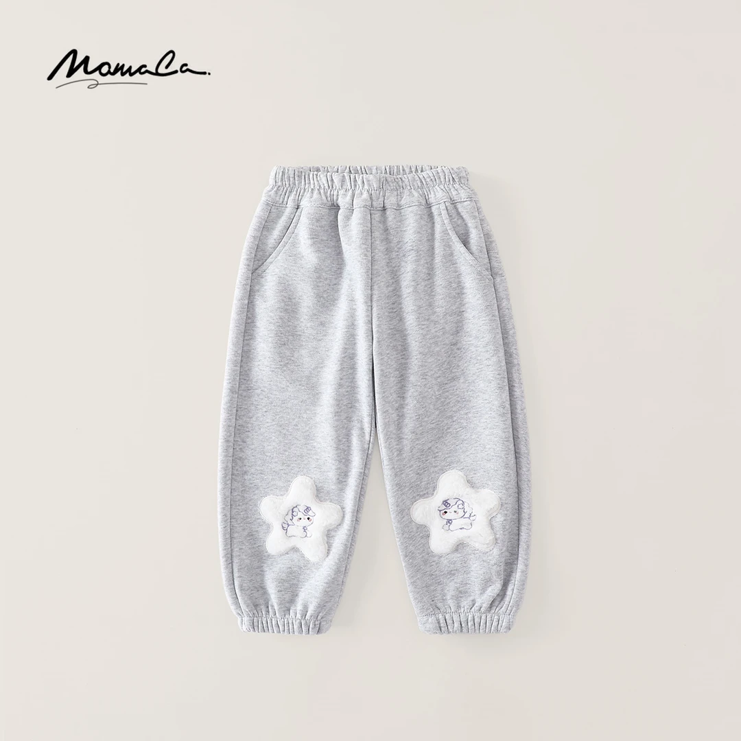 MOMOCO女童冬季儿童新款甜美可爱童趣星星裤脚卫裤77880358014