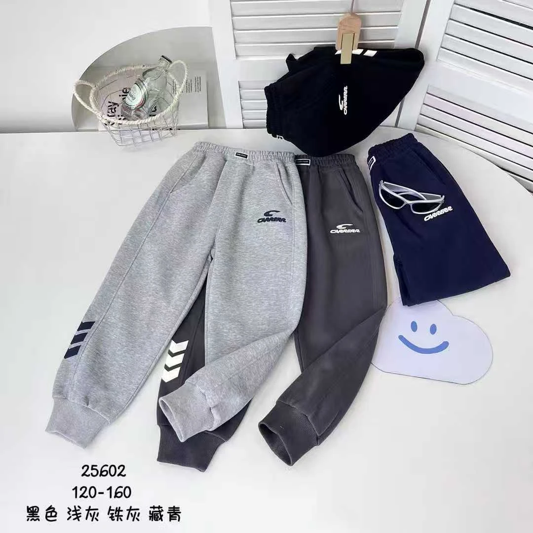 【淼淼妈】儿童秋款针织运动裤25602