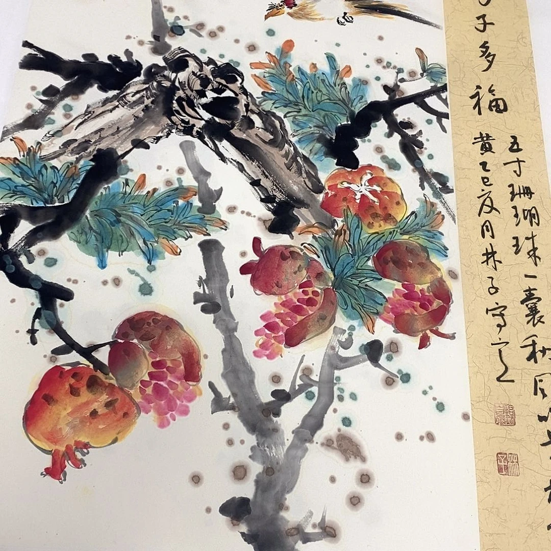 国画国画手绘作品