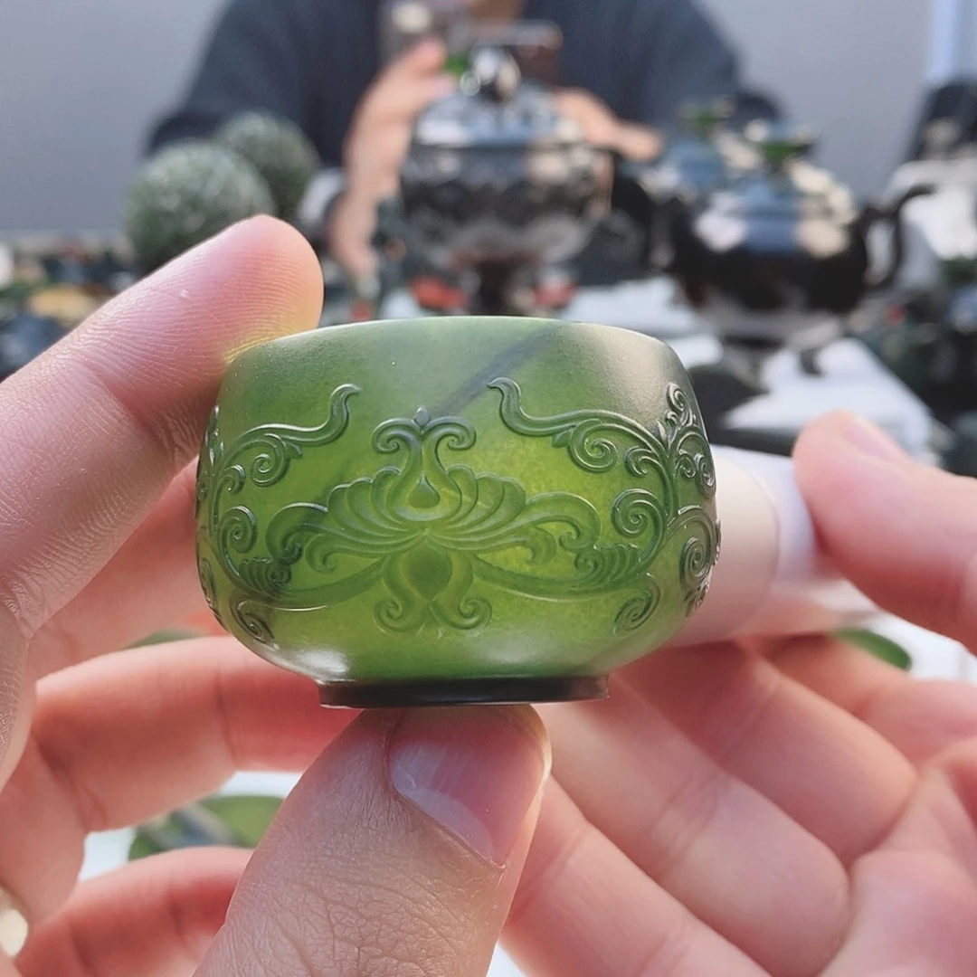 和田玉（青玉）把件未镶嵌