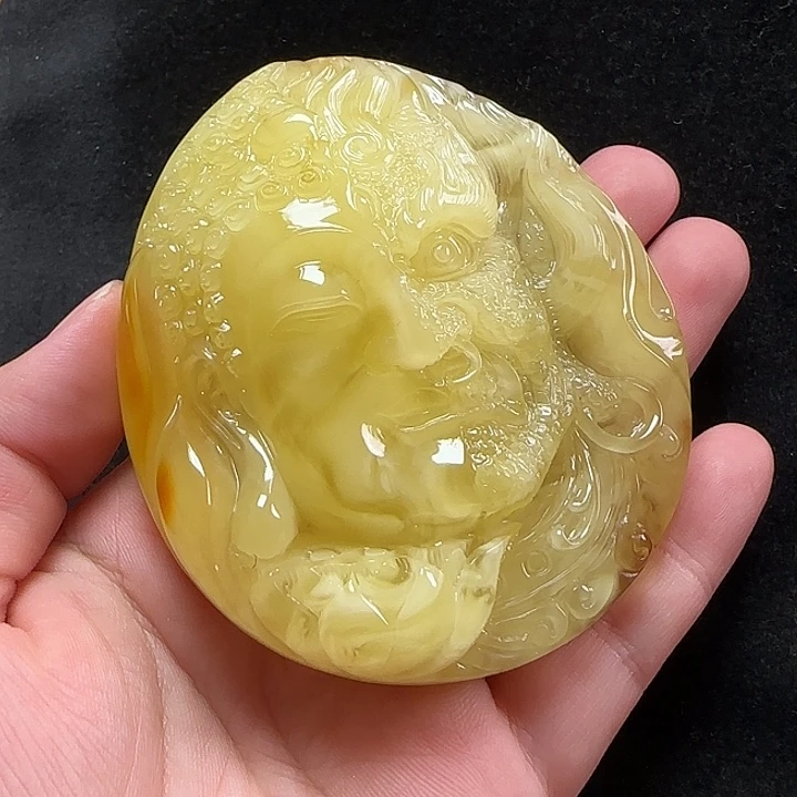 咖***晓未镶嵌蜜蜡珠宝奇石