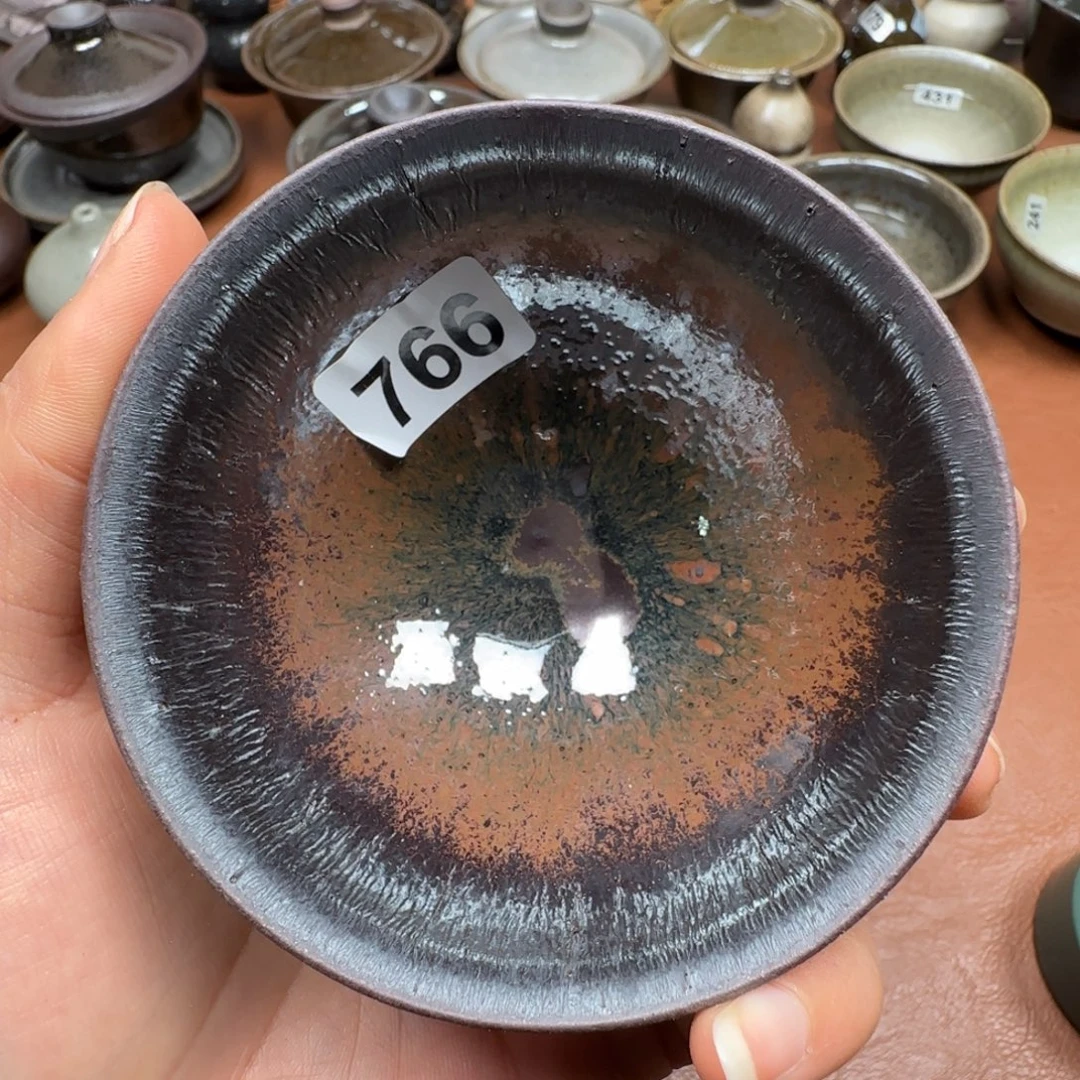 茶盏龙窑柴烧原矿原釉（微瑕）766