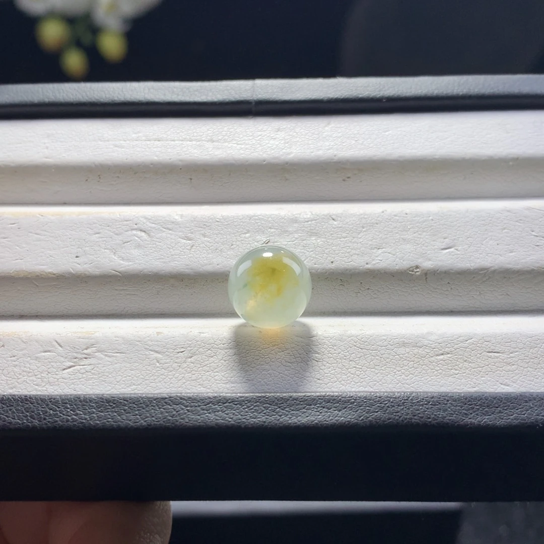 翡翠未镶嵌手串卡11太阳花