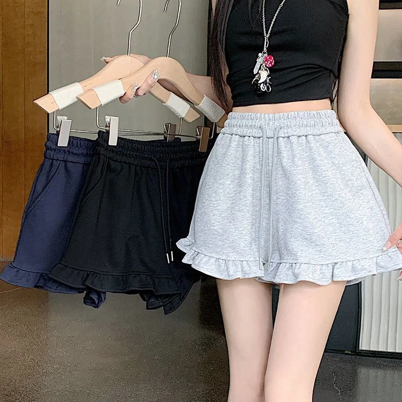 热裤夏季薄款感时尚百搭日常显瘦女款短裤女款短裤女款夏天外穿