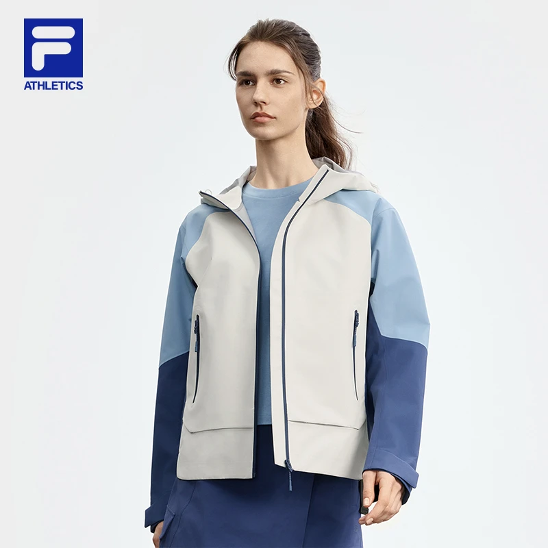 【防水透湿】FILA/斐乐女早秋新款户外运动休闲梭织外套A11W537709F