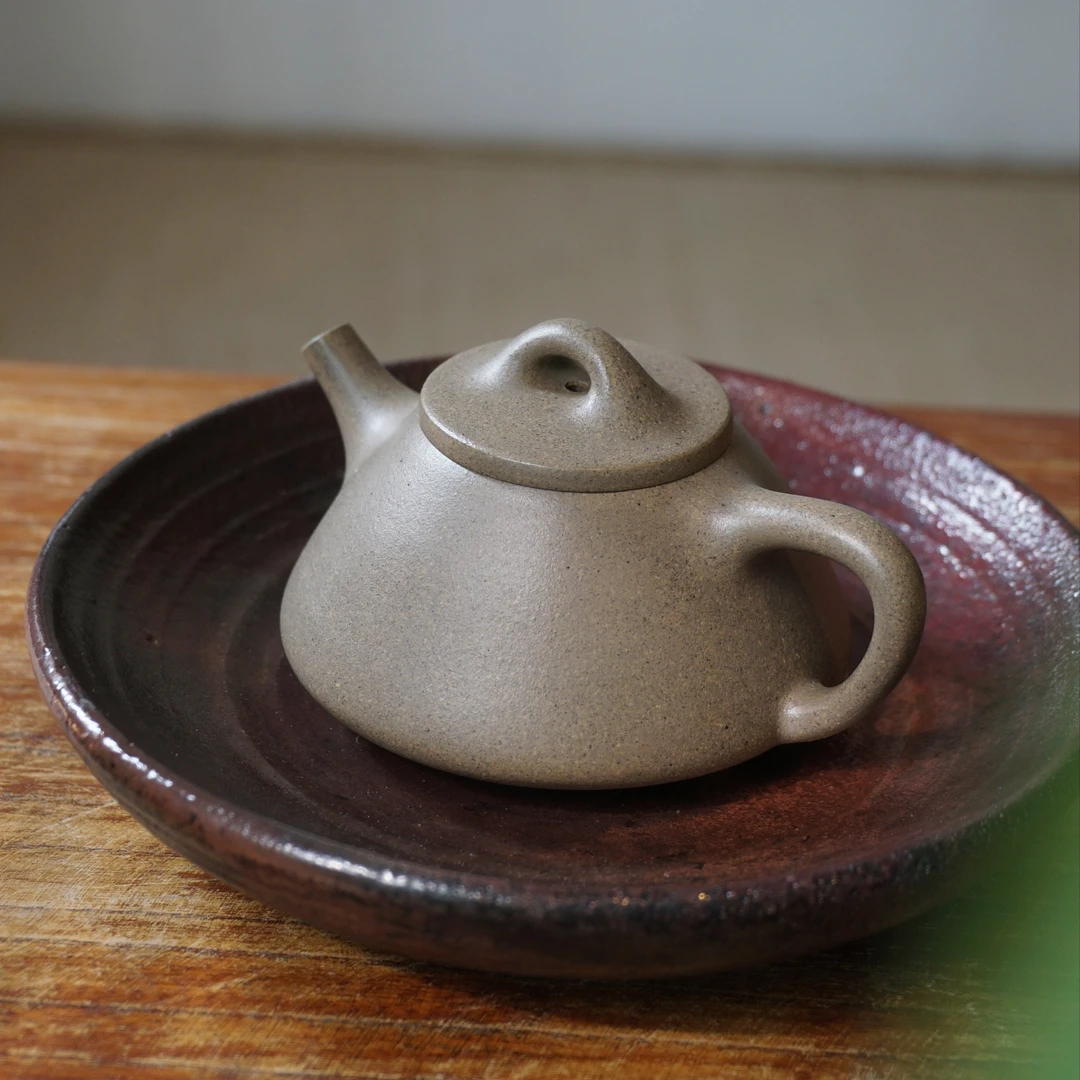 子冶石瓢｜黄龙山深井青段115ml绿茶白茶清香型茶零添加宜兴紫砂壶