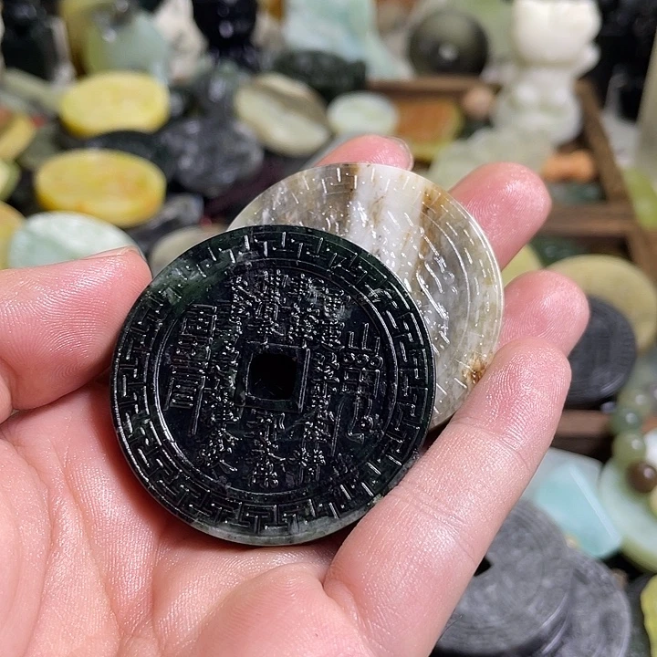 岫玉未镶嵌时尚经典挂件