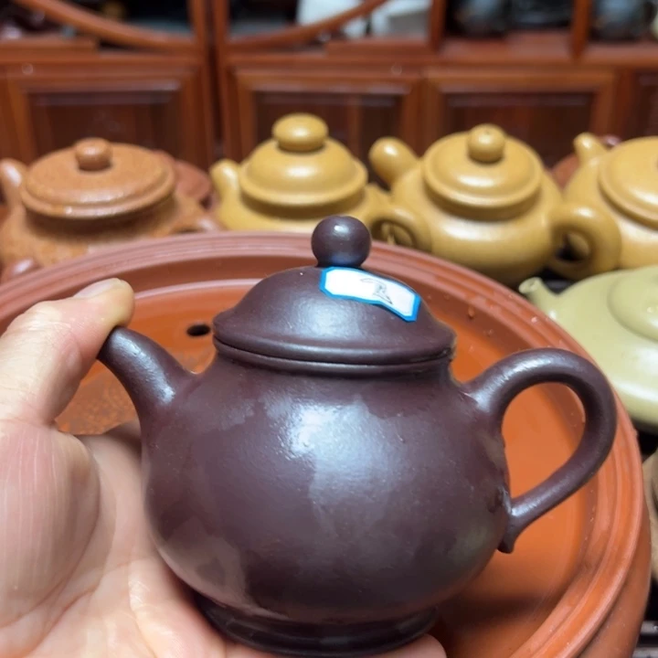 华***情茶杯紫砂宜兴原矿石红泥料