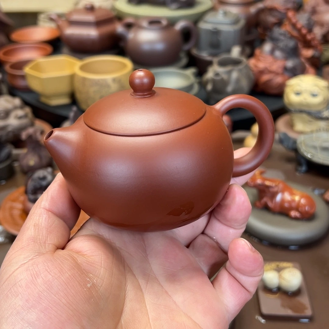 茶宠紫砂紫砂西施 微瑕