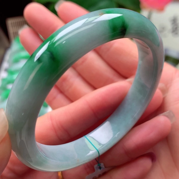 翡翠未镶嵌手镯天然翡翠手镯