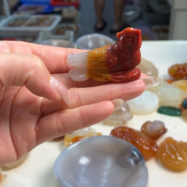 老***谢玛瑙/玉髓吊坠(不含链)未镶嵌