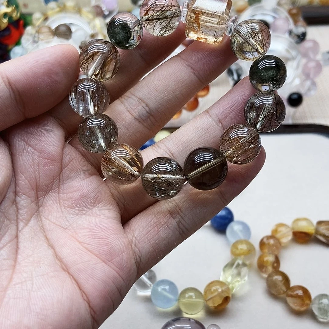 水晶手链未镶嵌周*?手串