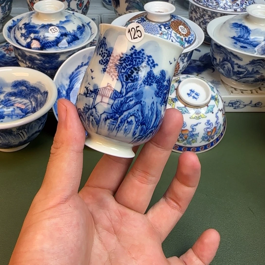 彦祖纯手工手绘茶具125