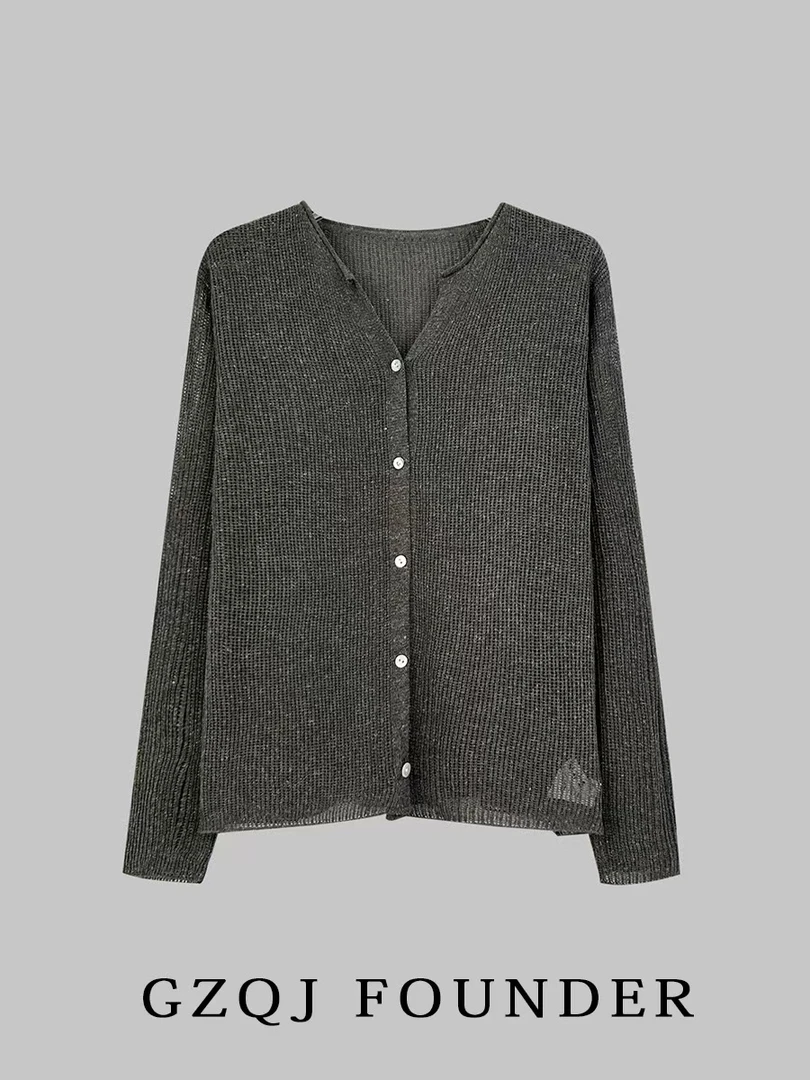 静姐 欧货网时尚网红长袖休闲轻奢气质纯色毛衣5868