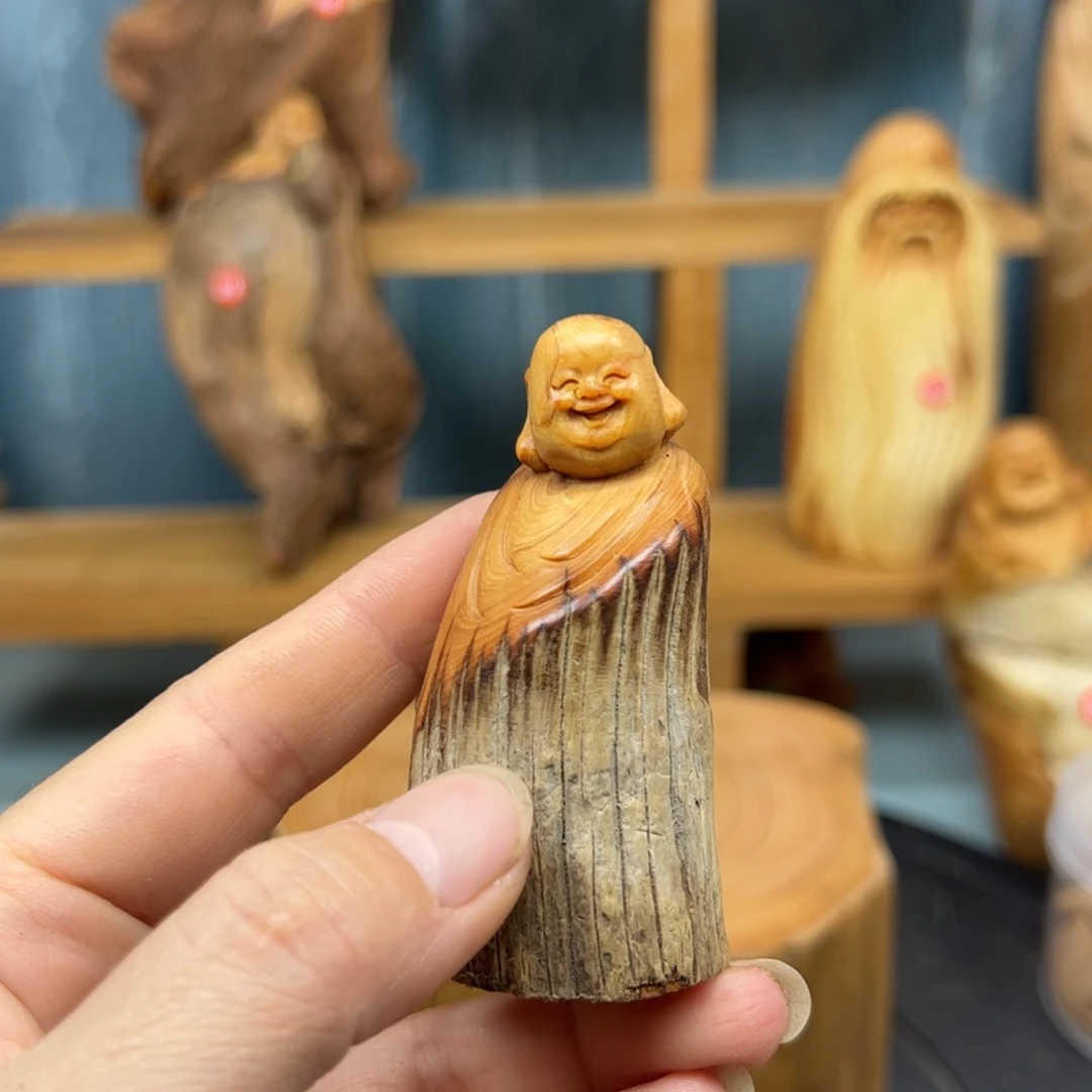 木用****9崖柏木摆件手把件