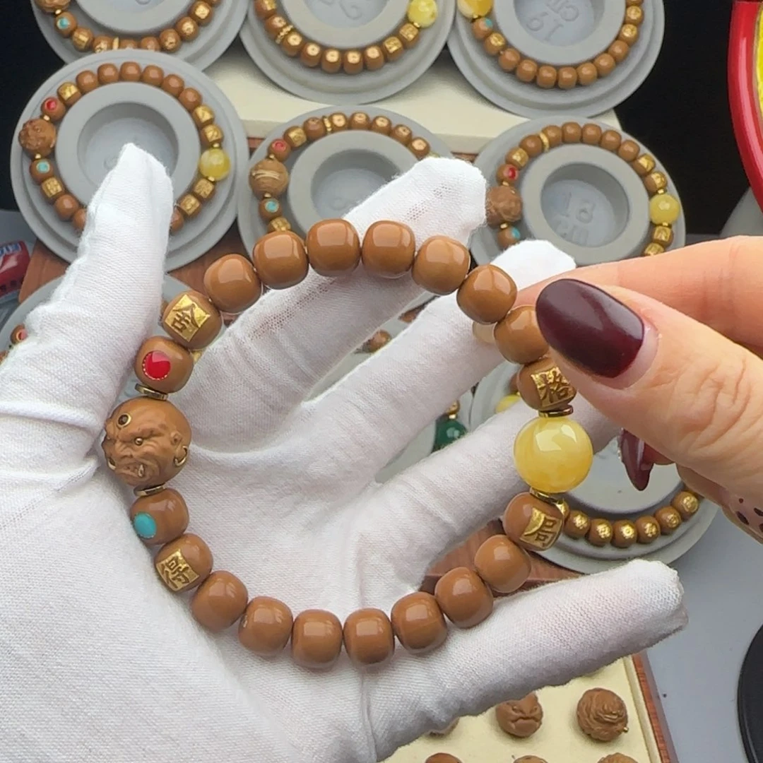 吊坠猴头核桃全品老型猴头手串捡漏