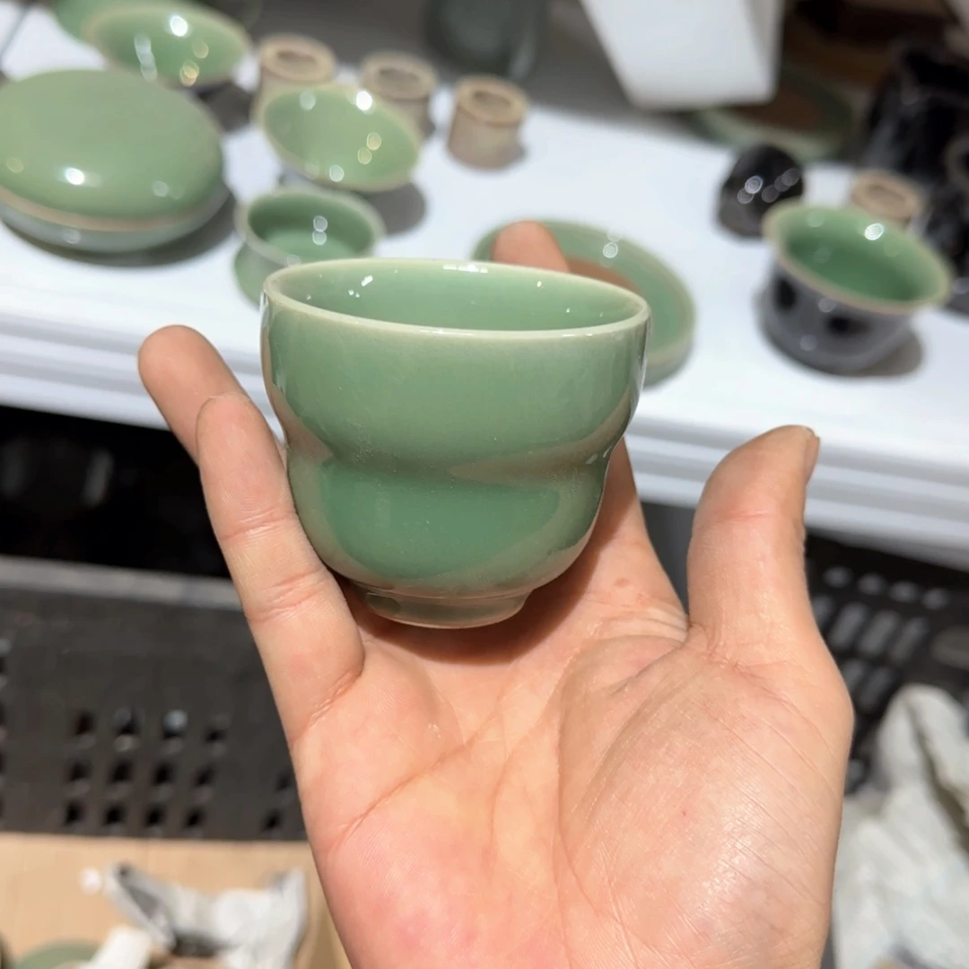 小金茶器青瓷茶具