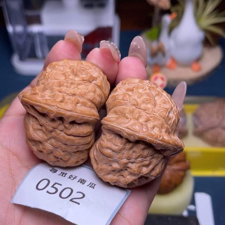 第***锋把件文玩核桃南瓜墩44-0502