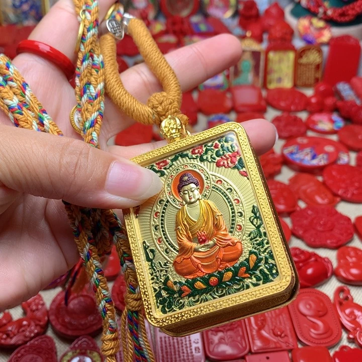 天然辰砂工艺品朱砂吊坠