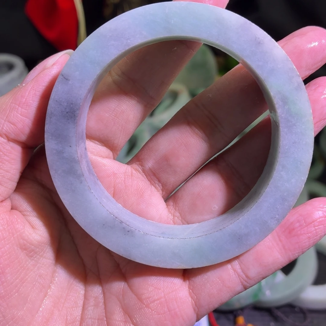 定制翡翠未镶嵌天然翡翠A货毛胚手镯定制