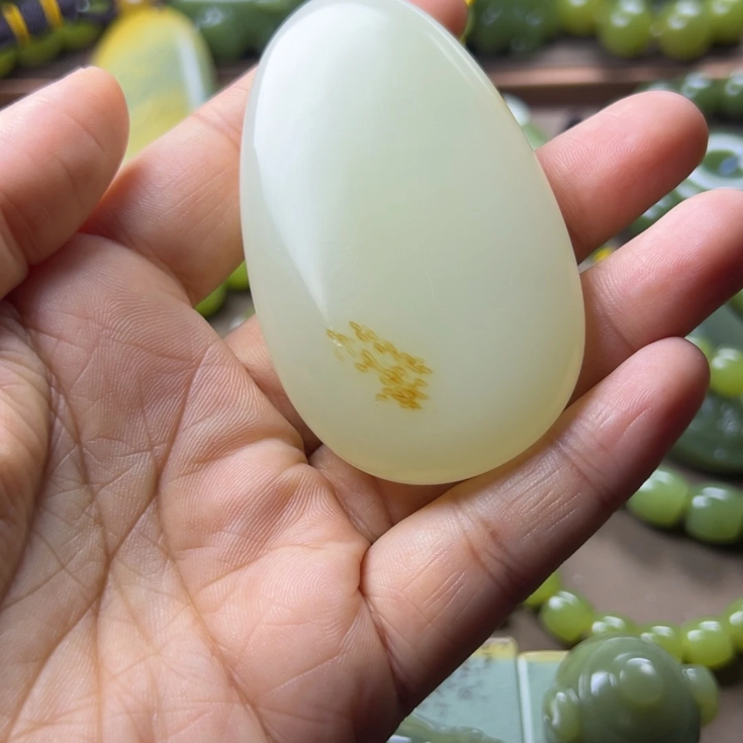 软玉未镶嵌挂件好