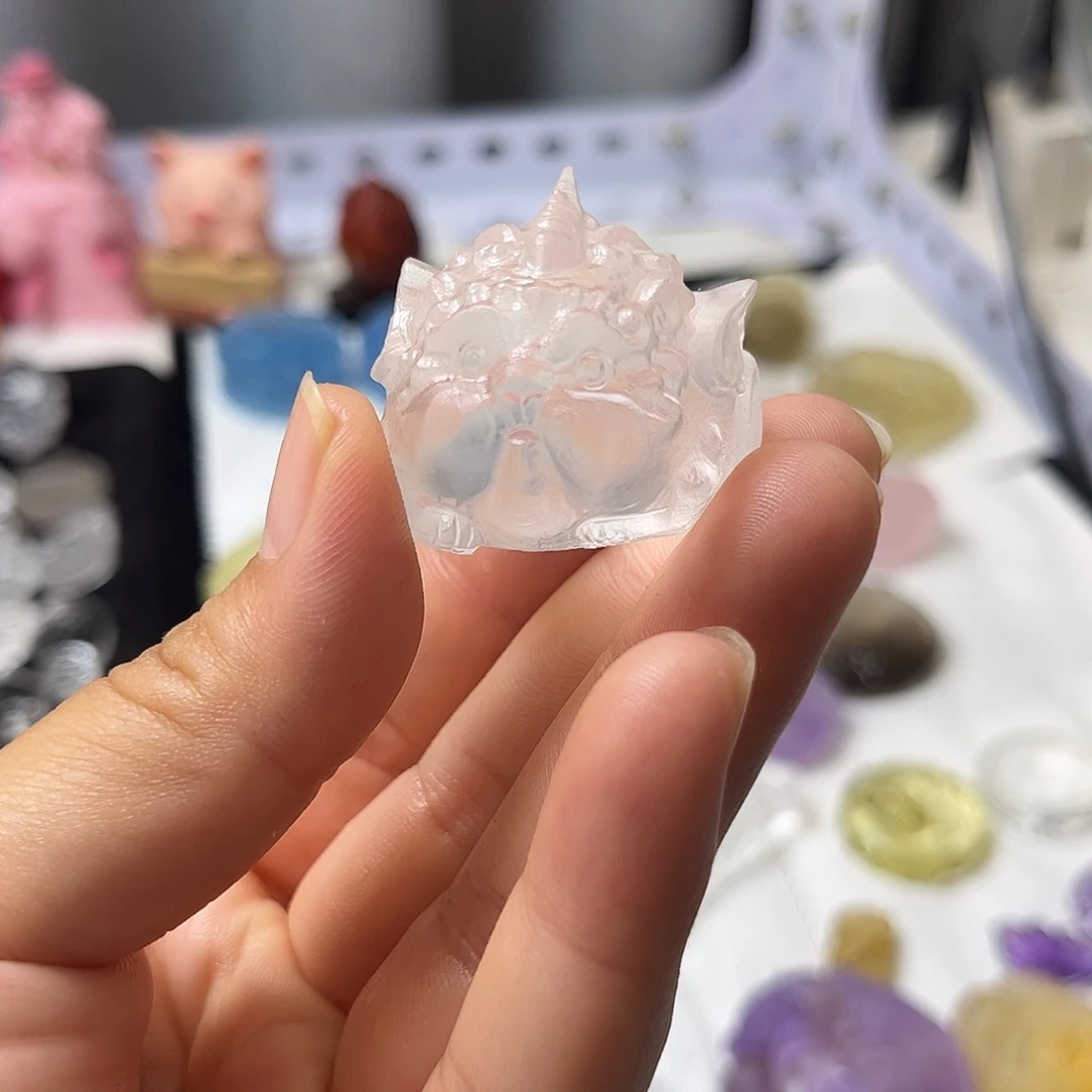 颈饰银S925镶嵌水晶潇*潇白水貔貅
