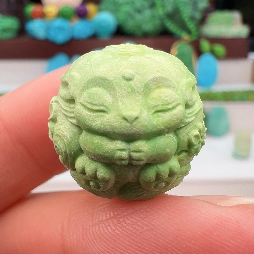 绿松石未镶嵌项链