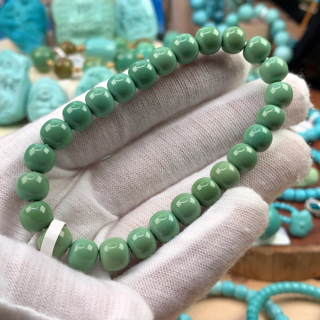 绿松石未镶嵌珠宝奇石8mm