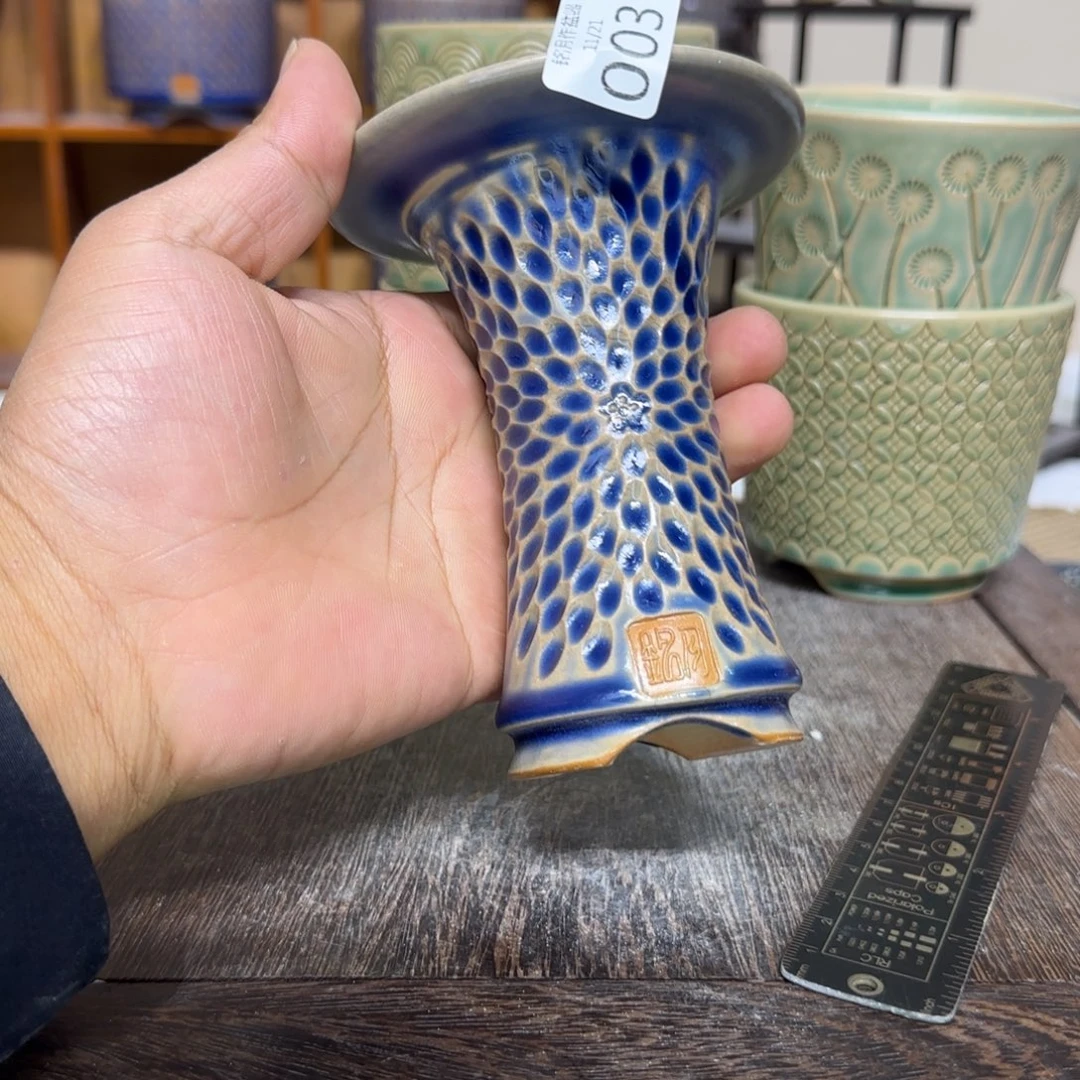 手工花盆 003 内口口径 6 cm